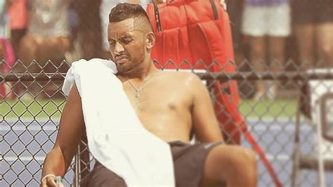 nick kyrgios shirtless|Nick Kyrgios posts never.